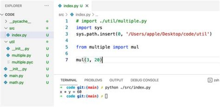 how to import files into python