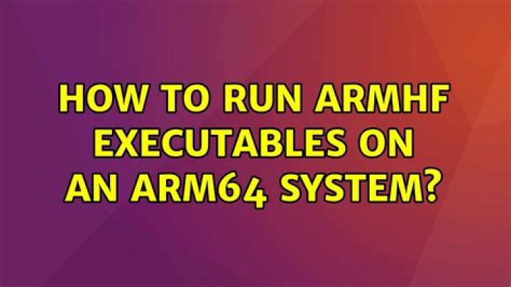 How to install armhf on ubuntu