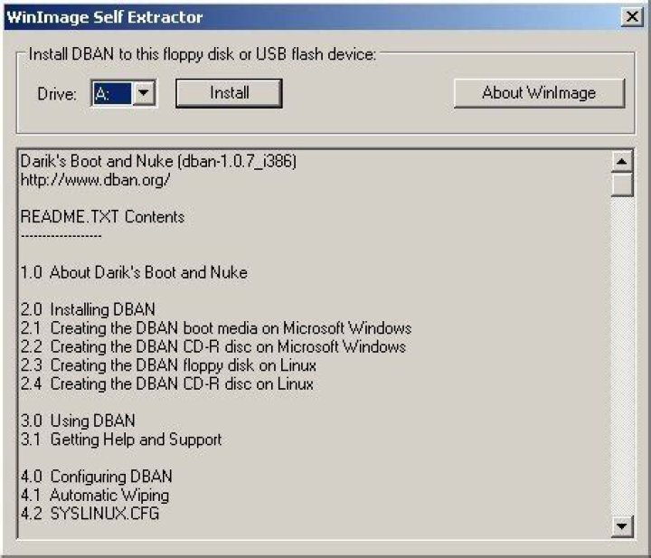How to install DBAN (Darik's Boot and Nuke) on an USB flash drive larger than 4GB and make it bootable on an UEFI-equipped PC?