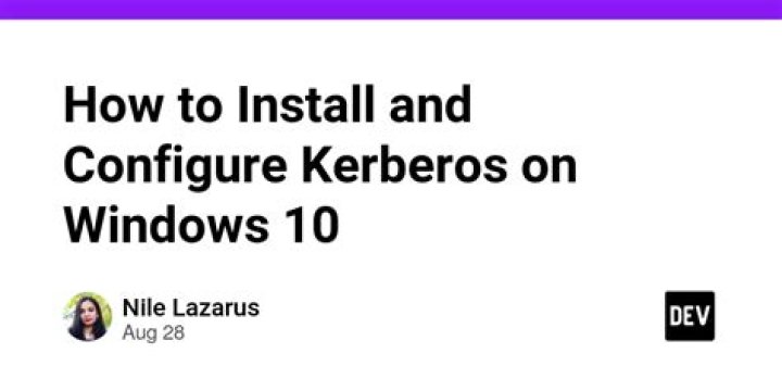 How to install Kerberos client on Windows