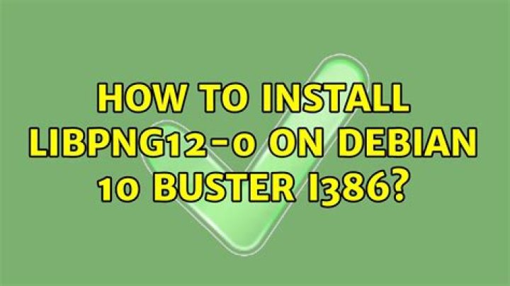 How to install libpng12-0 on Debian 10 buster i386?