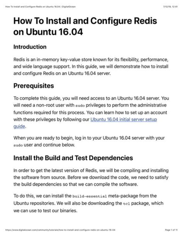 How to install Redis on Ubuntu 16.04?