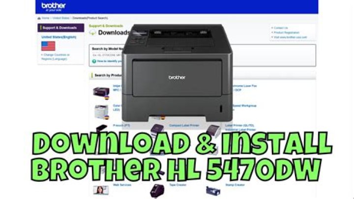 How to install the HL 5470DW driver