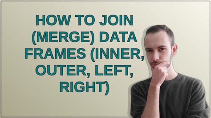 How to join (merge) data frames (inner, outer, left, right)