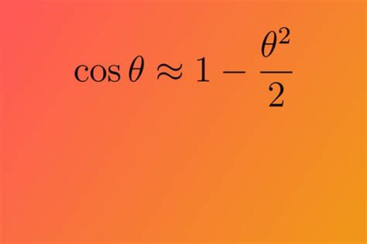 How to justify small angle approximation for cosine