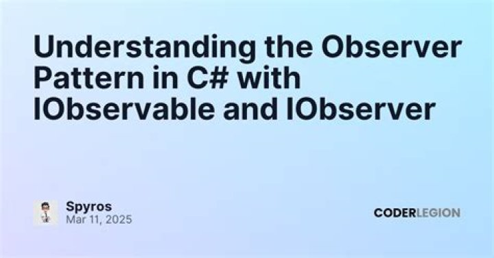 How to link IObservable and IObserver in C#?