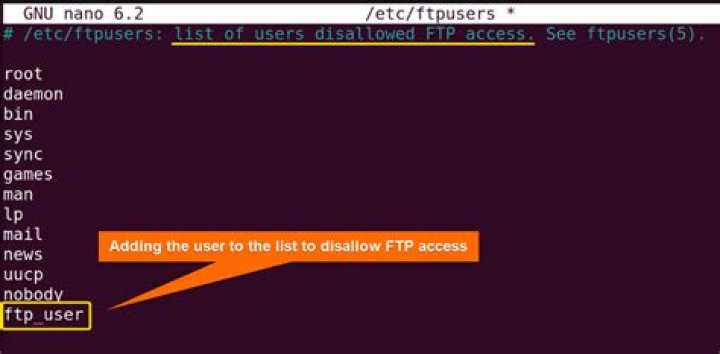 How to list all FTP-users?
