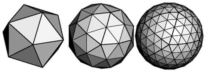 How to make a sphere-ish shape with triangle faces?