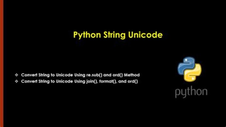How to make unicode string with python3