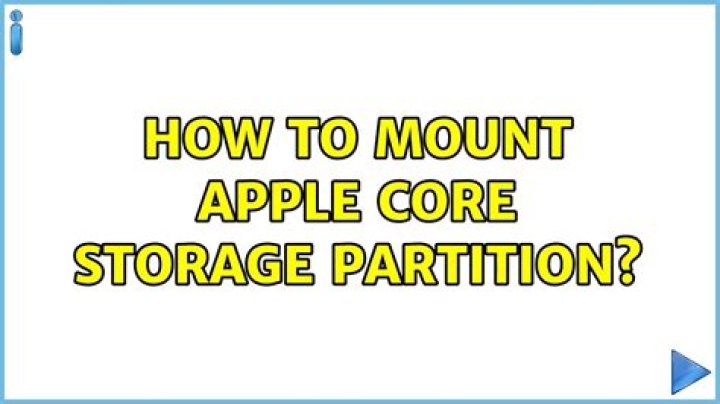 How to mount Apple Core Storage partition
