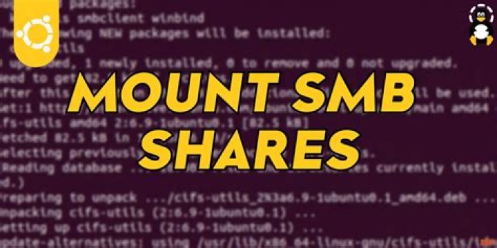 How to mount smb share on ubuntu 18.04