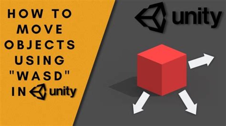 How to move 2D Object with WASD in Unity