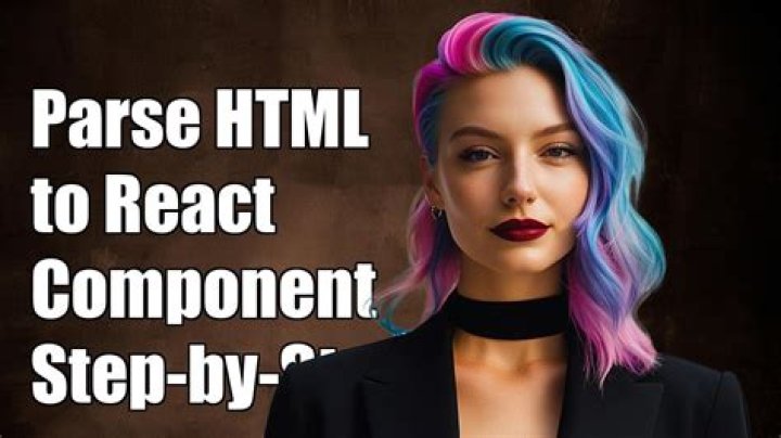 How to parse html to React component?