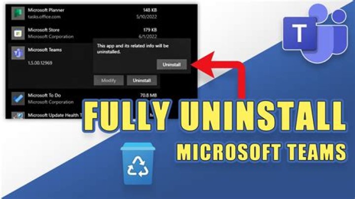 How to permanently uninstall Microsoft Teams?