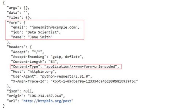 How to POST JSON data with Python Requests?