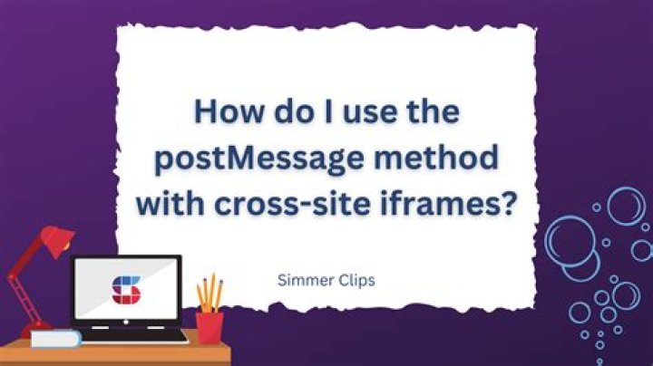 How to postMessage into iFrame?