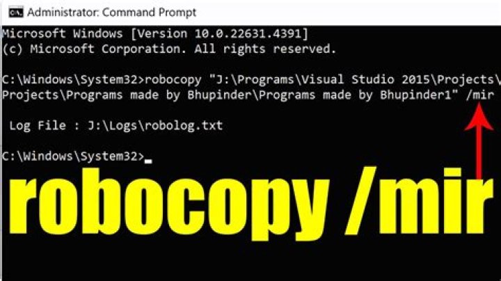 How to prevent robocopy /MIR from outputting the 