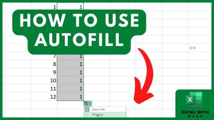 How to prevent the number increase in the excel for Autofill?