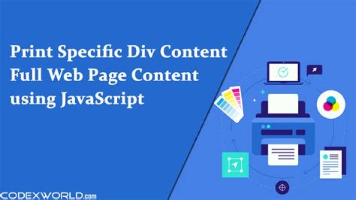 How to print HTML content on click of a button, but not the page? [duplicate]