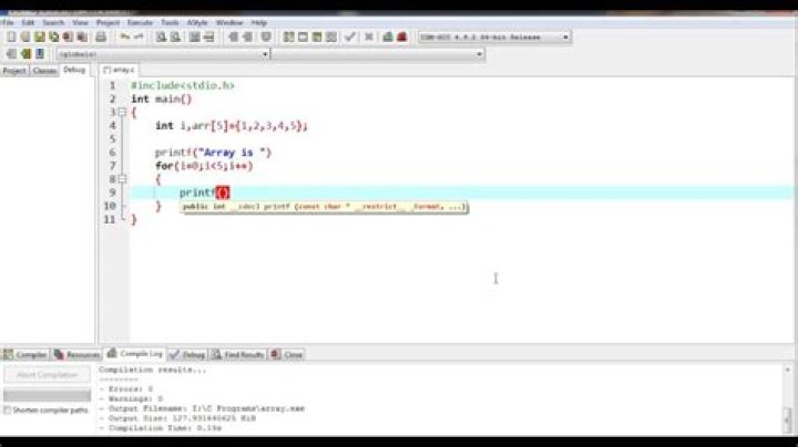 How to print the array?
