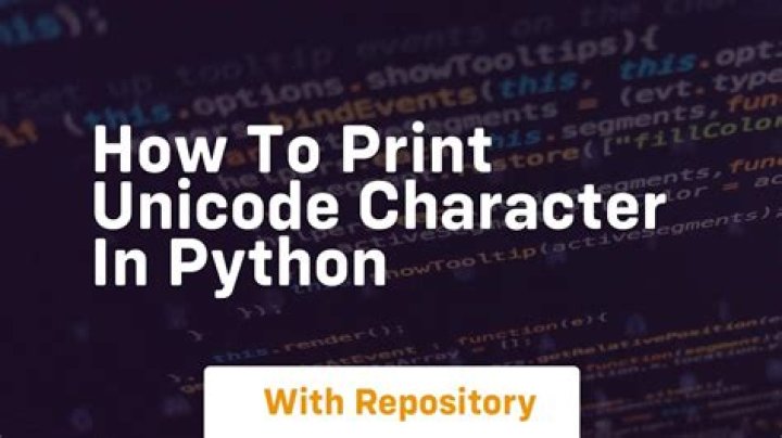 How to print Unicode character in Python?
