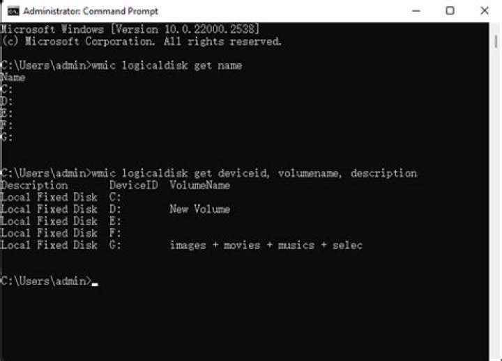 How to properly filter a wmic diskdrive list