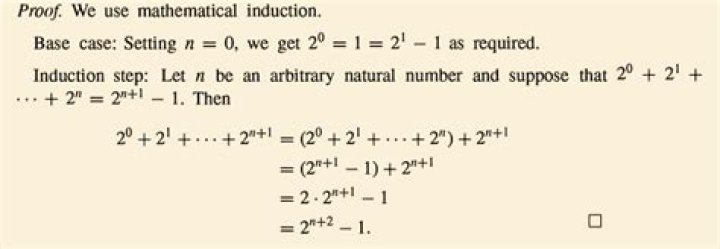 How to prove a formula for the sum of powers of $2$ by induction?