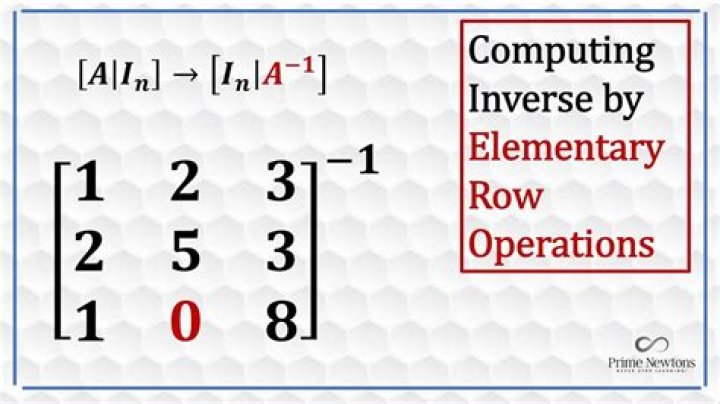 How to quickly determine the inverse of elementary matrices?