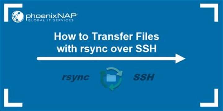 How to quickly transfer files (using rsync) from a computer to another