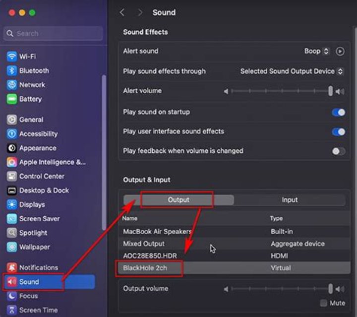 How to record output to speakers?