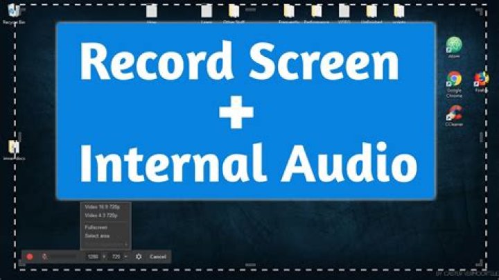 How to Record Screen and internal Audio?