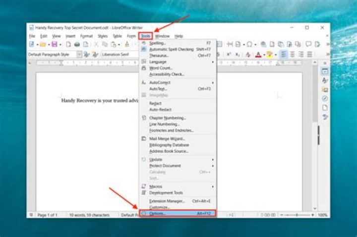 How to recover deleted formatting in LibreOffice Writer?