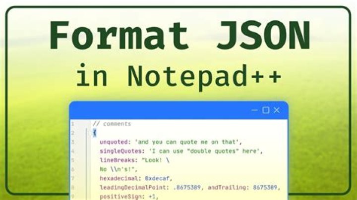How to reformat JSON in Notepad++?