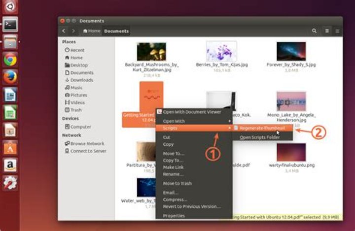 How to regenerate a specific thumbnail in Nautilus?