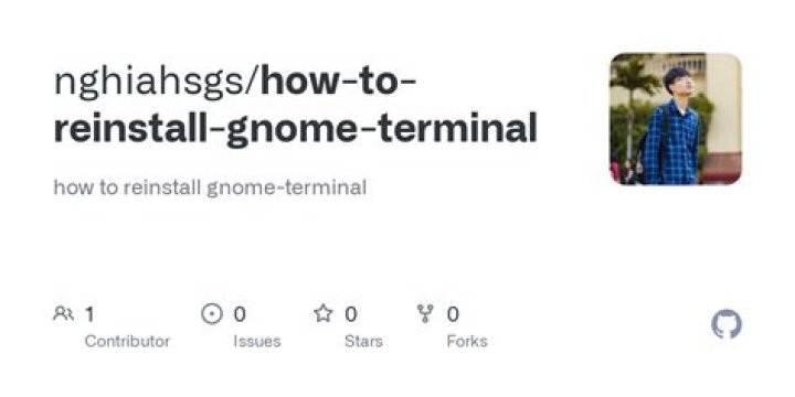 How to reinstall gnome-terminal?