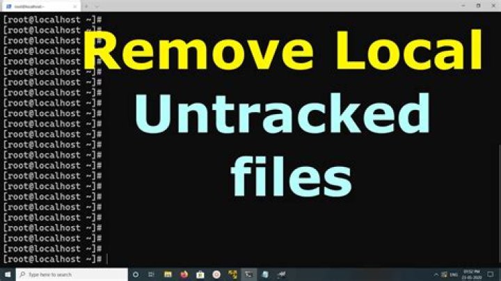 How to remove local (untracked) files from the current Git working tree