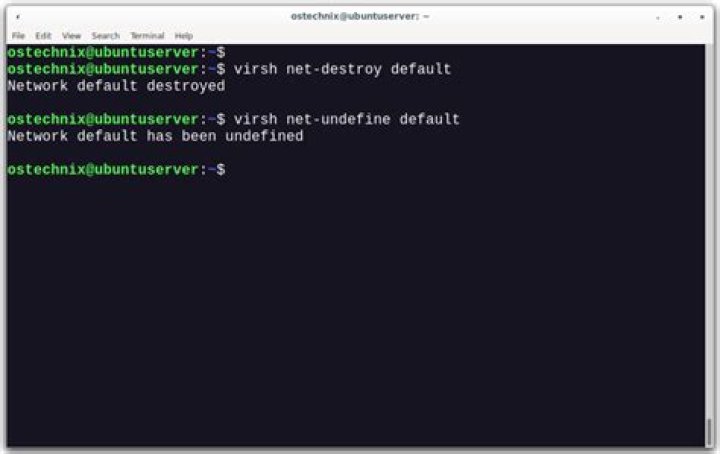 How to remove virbr0 and virbr0-nic from ubuntu server