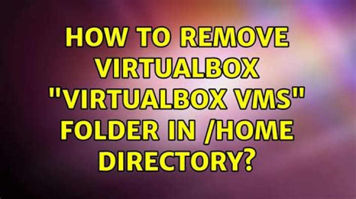 How to remove Virtualbox 
