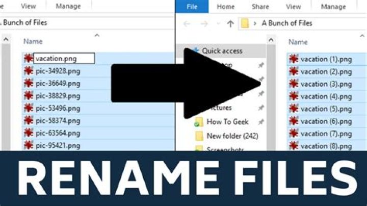 How to rename all files in a folder