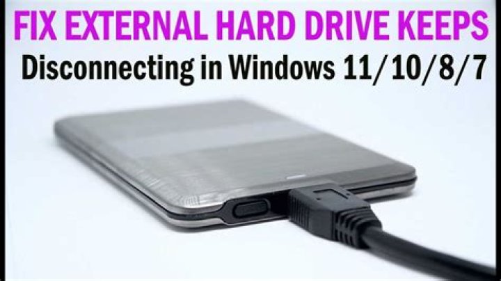 How to repair an external harddrive?
