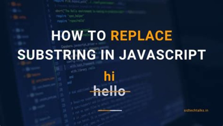 How to replace substring in Javascript?