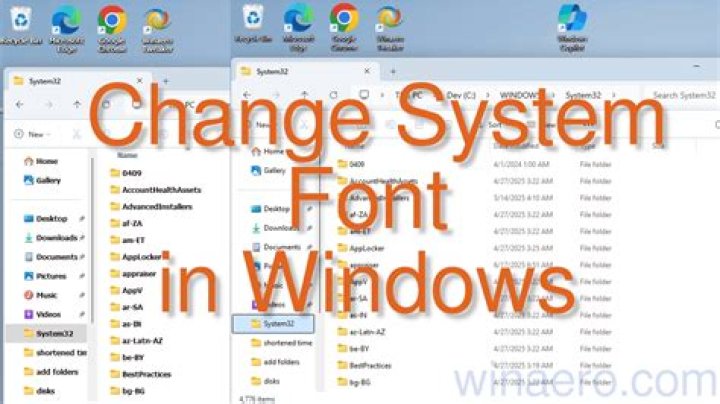 How to Reset Windows 7 to its default font for the whole system?