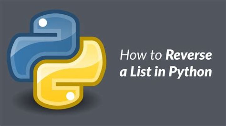 How to reverse a list?