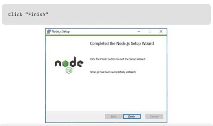How to run a hello.js file in Node.js on windows?