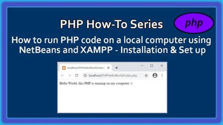 How to run php on local computer?