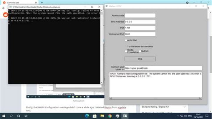 How to run Weylus on Windows 10