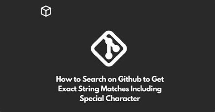 How to search on GitHub to get exact string matches, including special characters