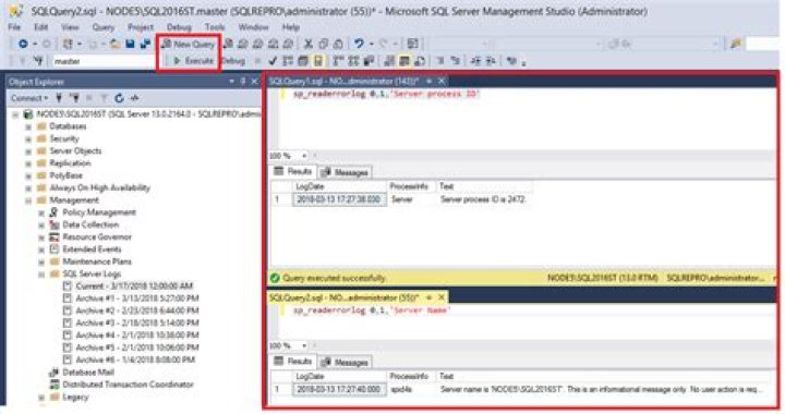 How to see query history in SQL Server Management Studio