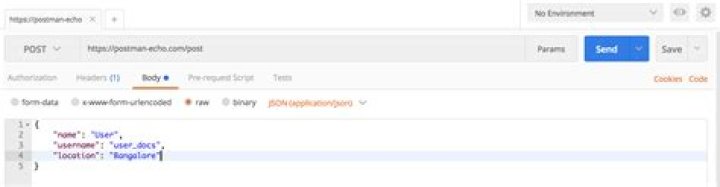 How to send post request to the below post method using postman rest client