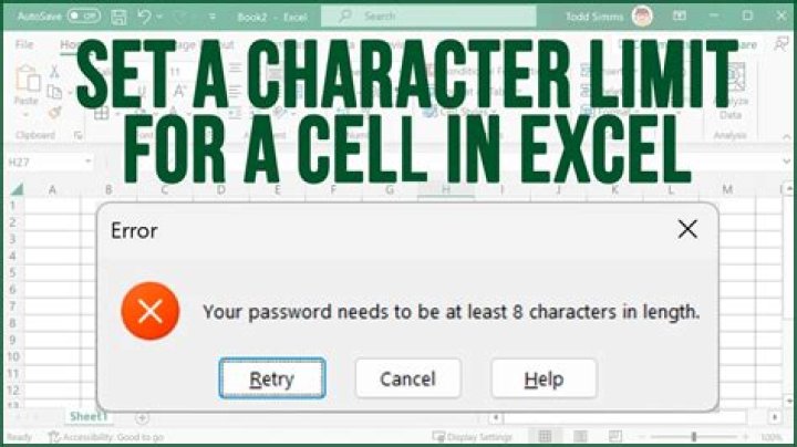 How to set a character limit and remove characters over that limit excel 2007